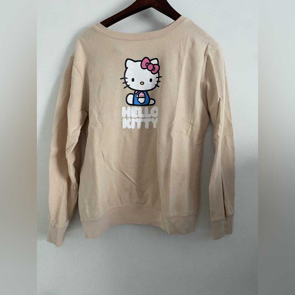 Hello Kitty Sweatshirt | Color: Tan | Size : Medium |